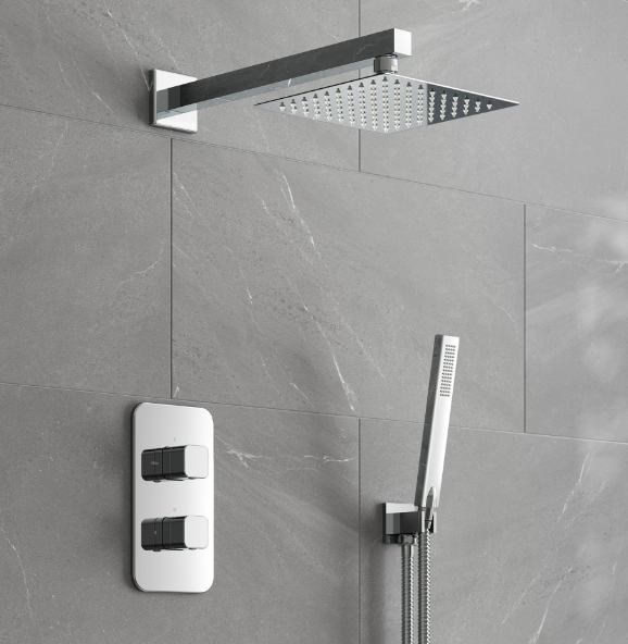 Chrome Concealed Showers